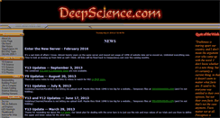 Desktop Screenshot of deepscience.com