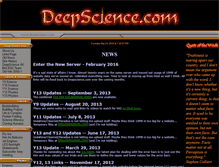 Tablet Screenshot of deepscience.com